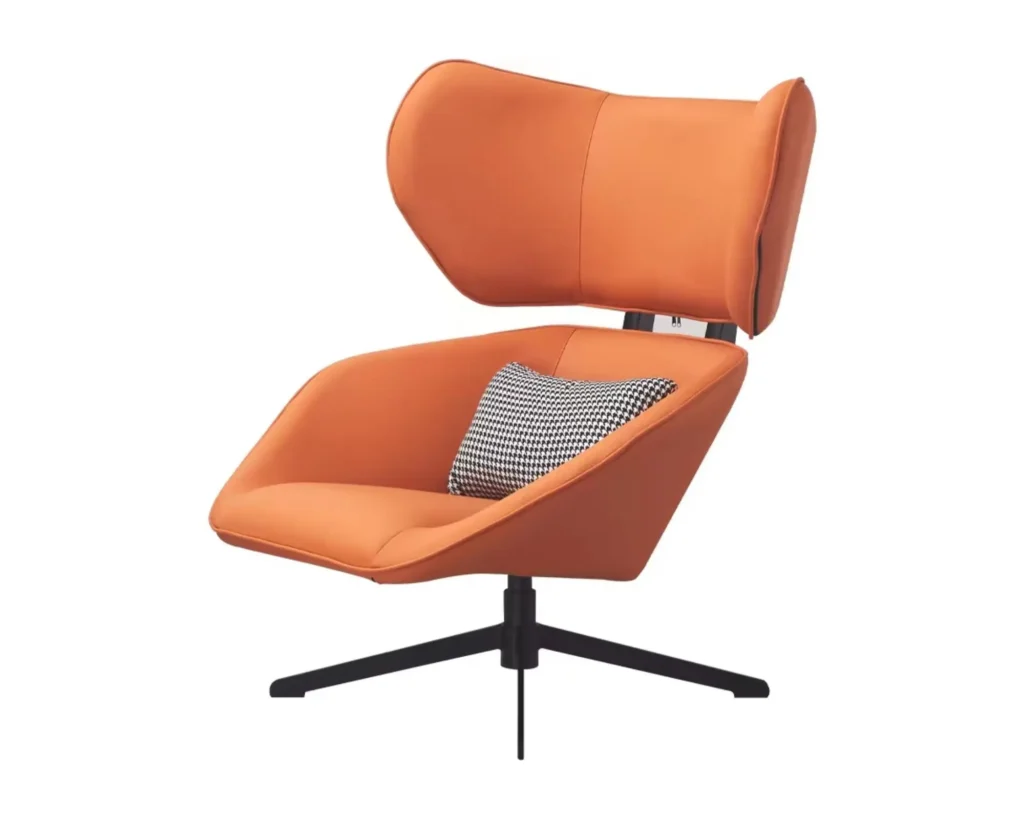 כורסא מסתובבת מעוצבת לסלון