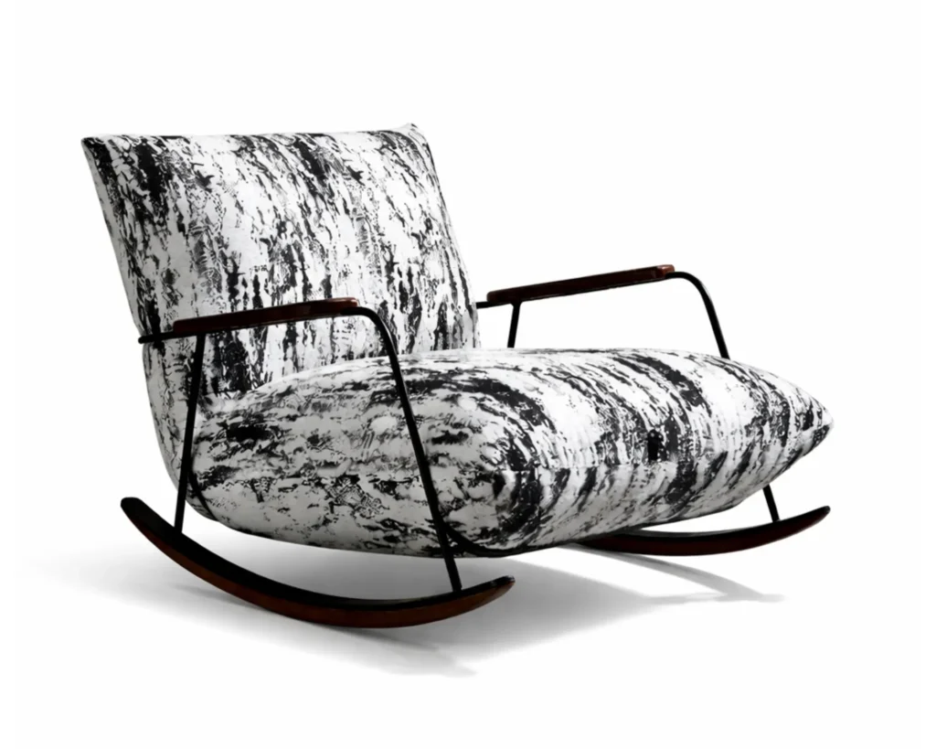 כורסא נדנדה מעוצבת לסלון