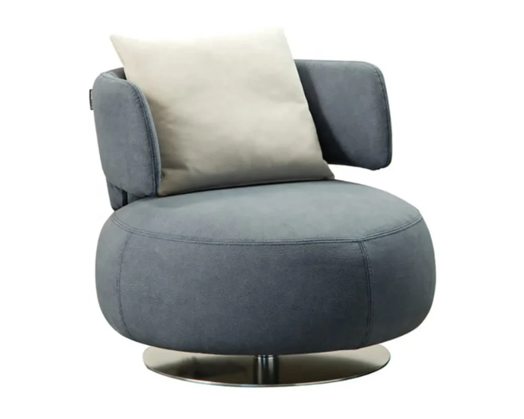 כורסא מעוצבת ומסתובבת לסלון