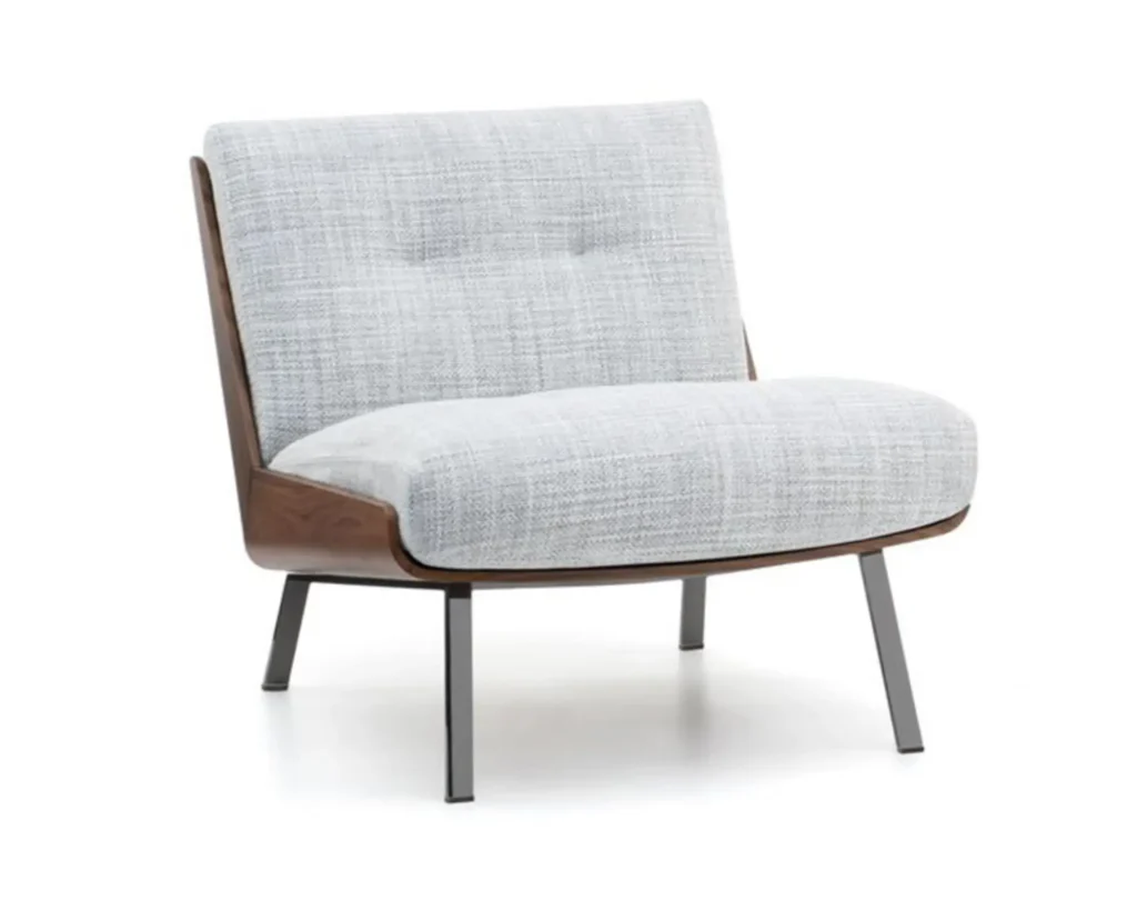 כורסא מעוצבת מעץ וברזל