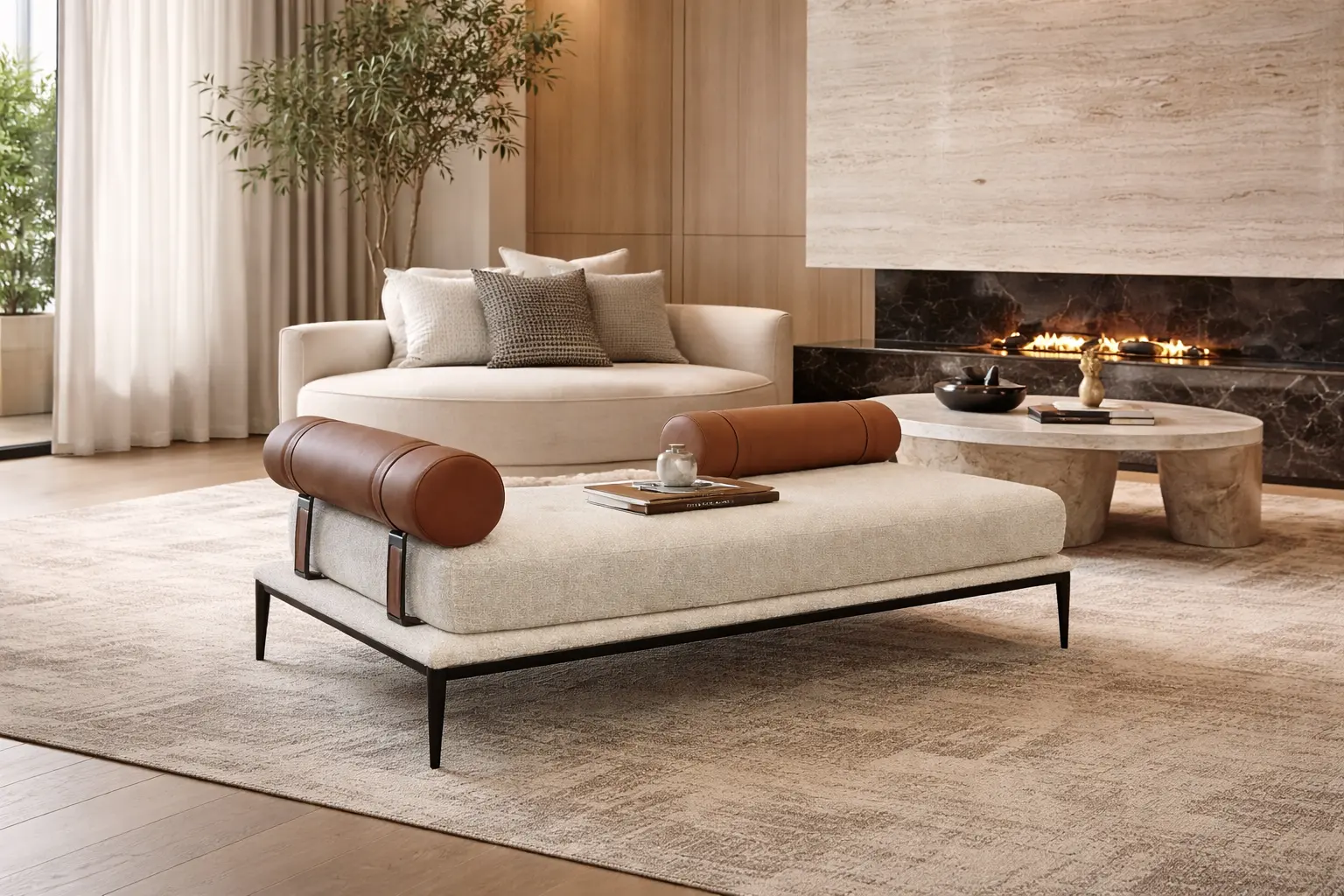 הדום ישיבה מעוצב לסלון מודרני