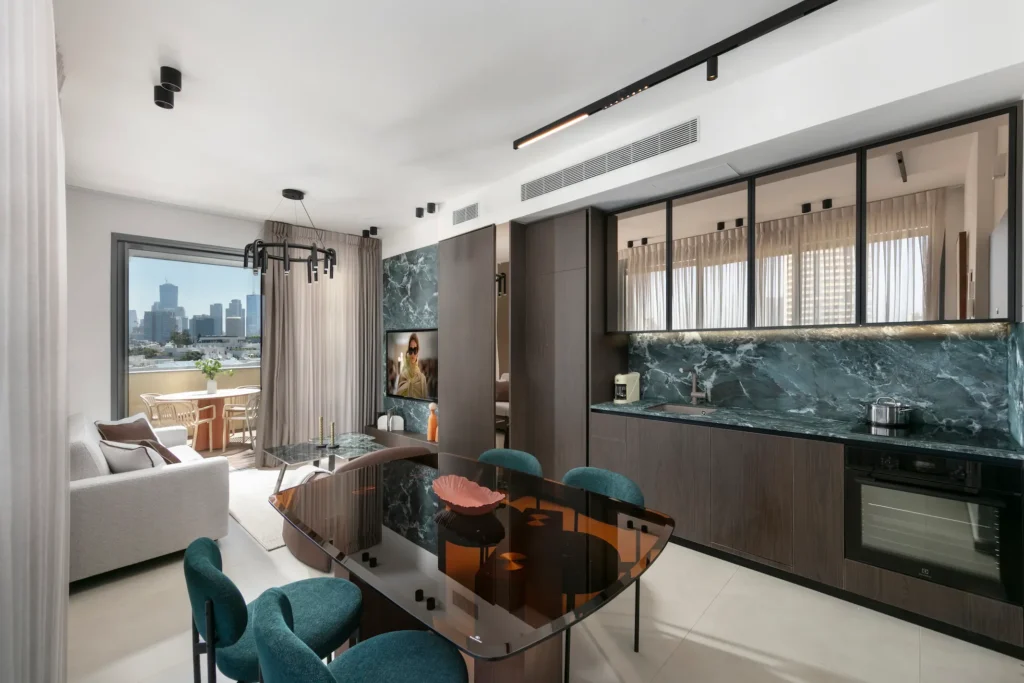 פרויקט דיזינגוף 80 תל אביב – דירות Airbnb יוקרתיות בעיצוב אסתר זכרי עם ריהוט של מילאנו מעצבים איכות
